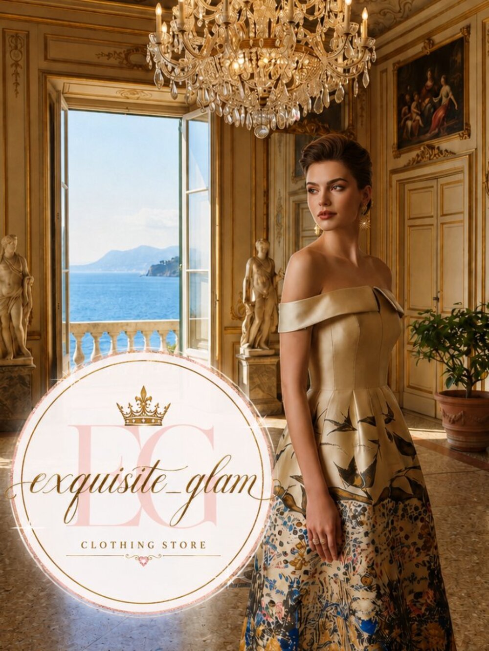 👑Gorgeous Couture Designer Wedding Evening Cocktail Runway Luxurious Gown Dress